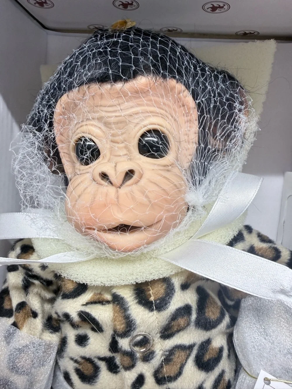 Ashton-Drake Little Ubu Primate Monkey Doll Cindy Sales Love to be Cuddled COA